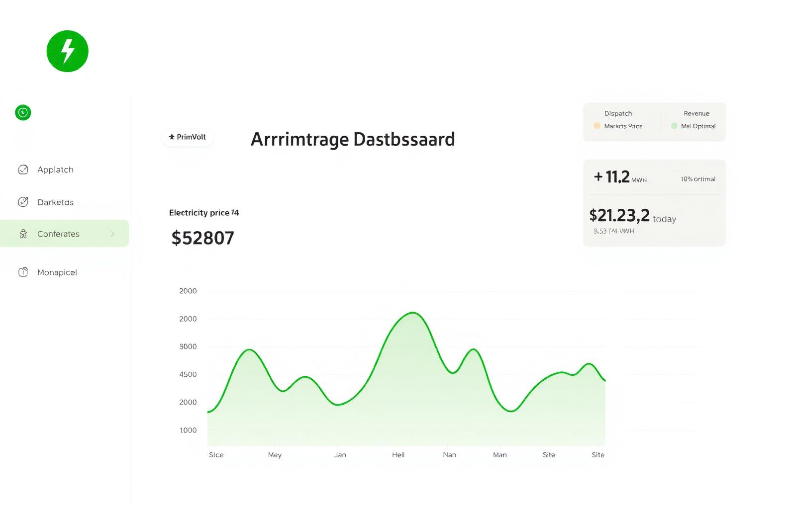 AI Energy Arbitrage dashboard